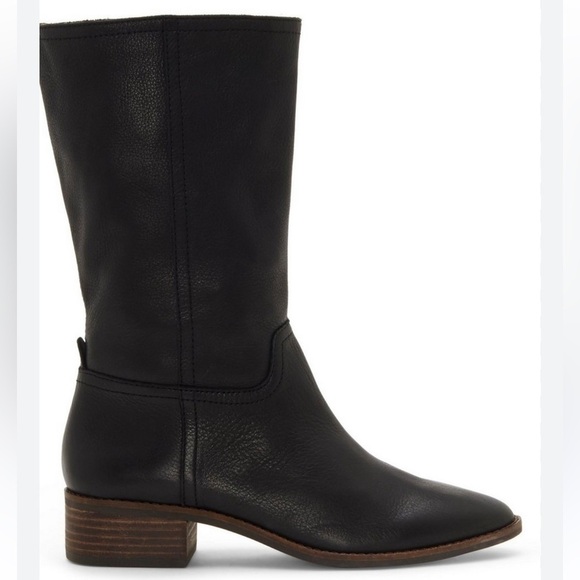 Lucky Brand Shoes - Lucky Brand Laerys Black Leather Boots Shoes 8.5